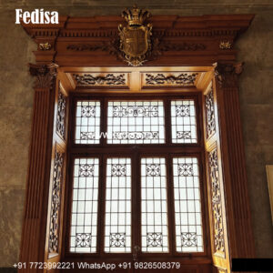 Classic Window Design Front Elevation Window Design No-654
