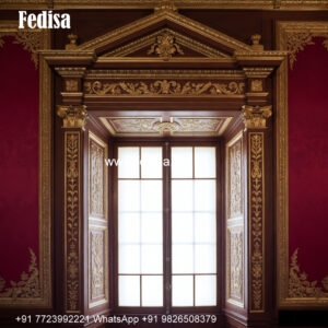 Classic Window Design Wooden Frame Window Design No-719