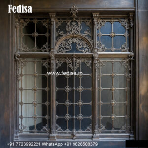 Classic Window Design Carved Wooden Windows No-763