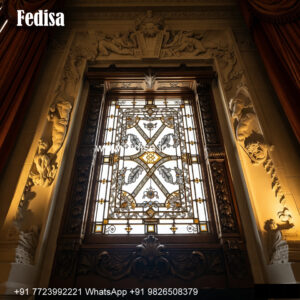 Classic Window Design Wooden Frame Window Design No-836
