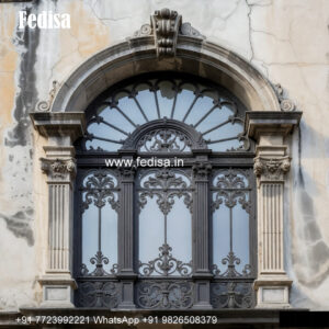 Classic Window Design Carved Wooden Windows No-997