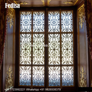 Classic Window Design Traditional Window Design With Glass Panels No-1051