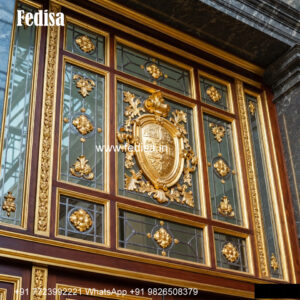 Classic Window Design Stained Glass Window Design No-1076