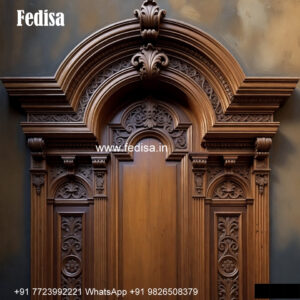 Classic Window Design Carved Wooden Windows No-1114