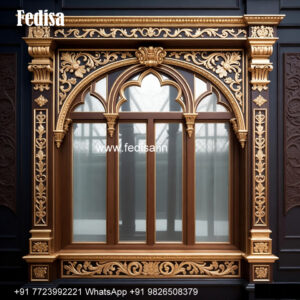 Classic Window Design Traditional Window Design With Glass Panels No-1129