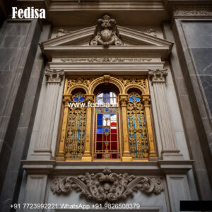 Classic Window Design Front Elevation Window Design No-1200