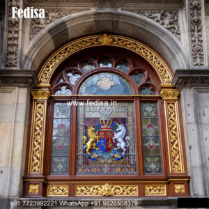 Classic Window Design Wooden Frame Window Design No-1226