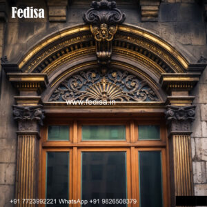 Classic Window Design Front Elevation Window Design No-1317