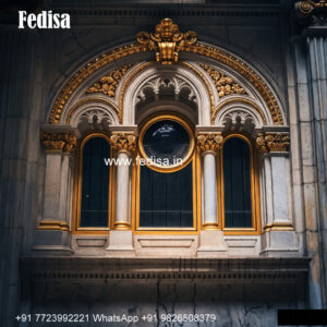 Classic Window Design Wooden Frame Window Design No-1343