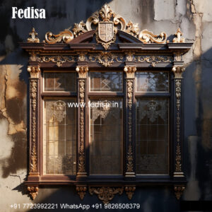 Classic Window Design Front Elevation Window Design No-1356