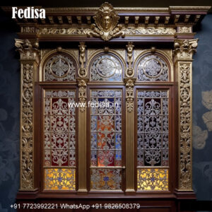 Classic Window Design Carved Wooden Windows No-1426