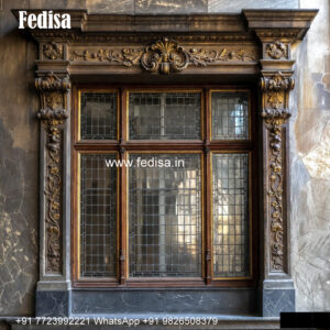 Classic Window Design Traditional Window Design With Glass Panels No-1441