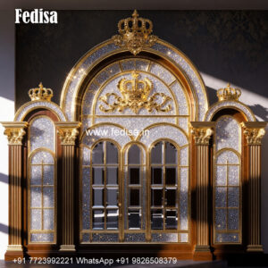 Classic Window Design Stained Glass Window Design No-1466