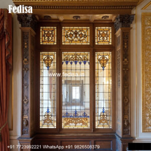 Classic Window Design Traditional Window Design With Glass Panels No-1519