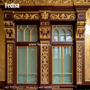 Classic Window Design Traditional Window Design With Glass Panels No-1597