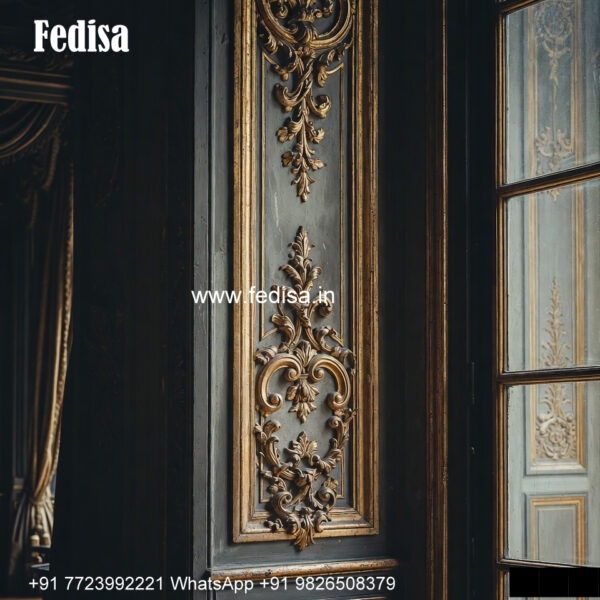 Classic Window Design Carved Wooden Windows No-1660 - Fedisa