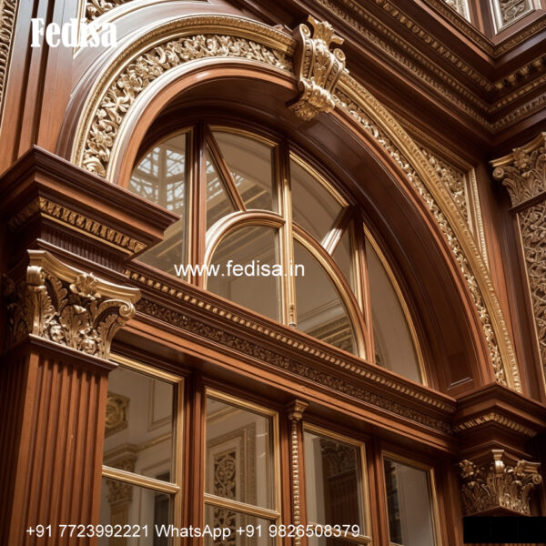 Classic Window Design Front Elevation Window Design No-1824 - Fedisa