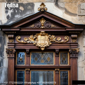 Classic Window Design Front Elevation Window Design No-2136