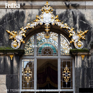 Classic Window Design Front Elevation Window Design No-2175