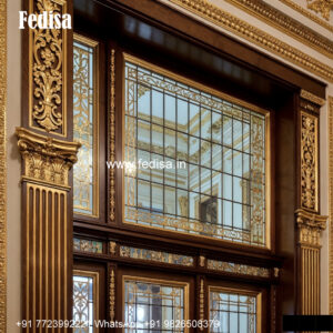 Classic Window Design Stained Glass Window Design No-2363