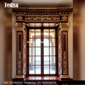 Classic Window Design Front Elevation Window Design No-2760