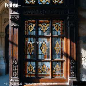 Classic Window Design Traditional Window Design With Glass Panels No-2923