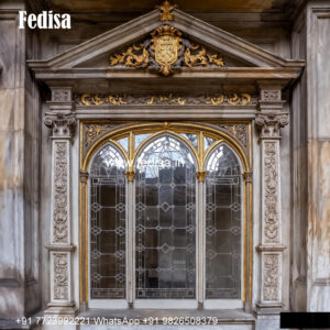 Classic Window Design Wooden Frame Window Design No-2942