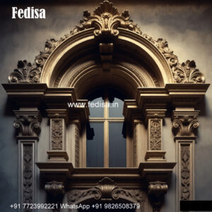Classic Window Design Front Elevation Window Design No-2955