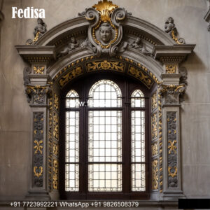 Classic Window Design French Window Design No-3017