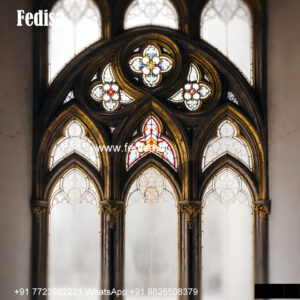 Classic Window Design Traditional Window Design With Glass Panels No-3352