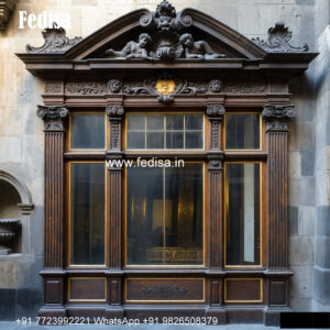 Classic Window Design Wooden Frame Window Design No-3371