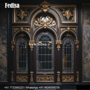 Classic Window Design Traditional Window Design With Glass Panels No-3508