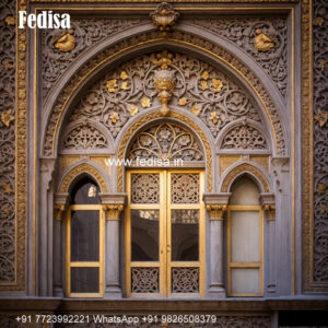 Classic Window Design Front Elevation Window Design No-3540