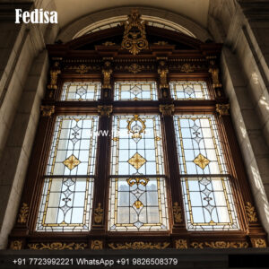 Classic Window Design Stained Glass Window Design No-3806