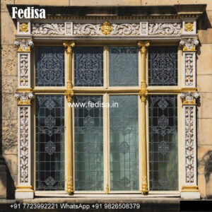 Classic Window Design Wooden Frame Window Design No-3917