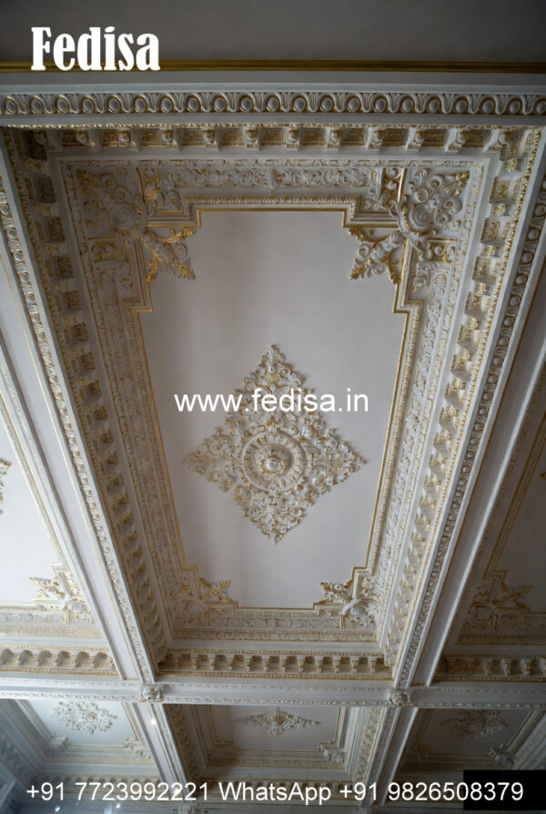 Luxury Ceiling Design Cement Ceiling Border Design No-291 - Fedisa