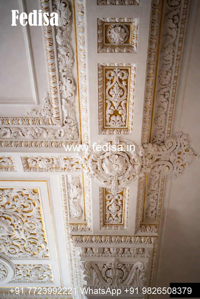Luxury Ceiling Design 2 Fan Pop Design No-416