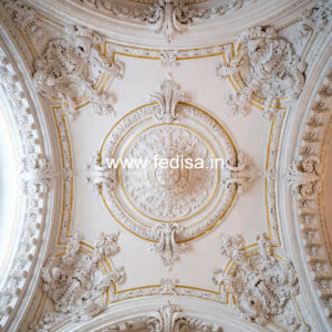 Luxury Ceiling Design Pop Plus Minus Design For Lobby No-420