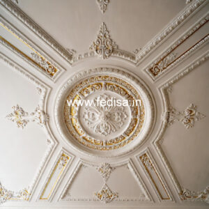 Luxury Ceiling Design Pop Border Patti Design No-587