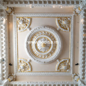 Luxury Ceiling Design Pop Design For Bedroom With Fan No-717