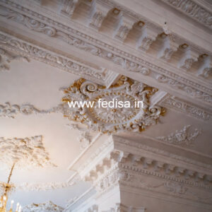 Luxury Ceiling Design Pop Flower Design For Hall No-728