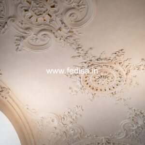 Luxury Ceiling Design Pop Flower Design Price No-883