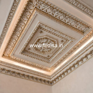 Luxury Ceiling Design Fiber Pop Design For Hall No-912