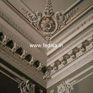 Luxury Ceiling Design 3 Fan Pop Design No-939
