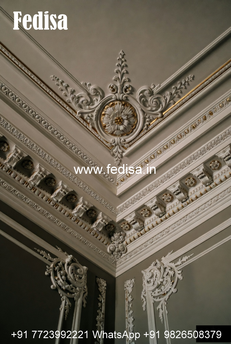 Luxury Ceiling Design 3 Fan Pop Design No-939