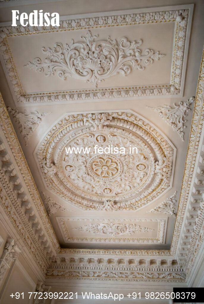 Luxury Ceiling Design Pop Design For Rectangular Hall No-963 - Fedisa