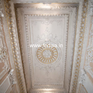 Luxury Ceiling Design 3 Fan Box Pop Design No-1248