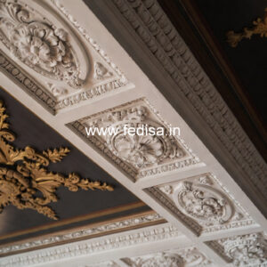 Luxury Ceiling Design Latest False Ceiling Design With Two Fans No-1383