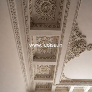 Luxury Ceiling Design Putty Design On Ceiling No-1400
