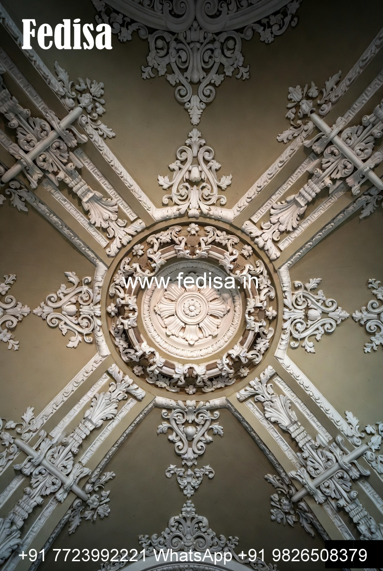 Luxury Ceiling Design Round False Ceiling Design For Hall No-1452